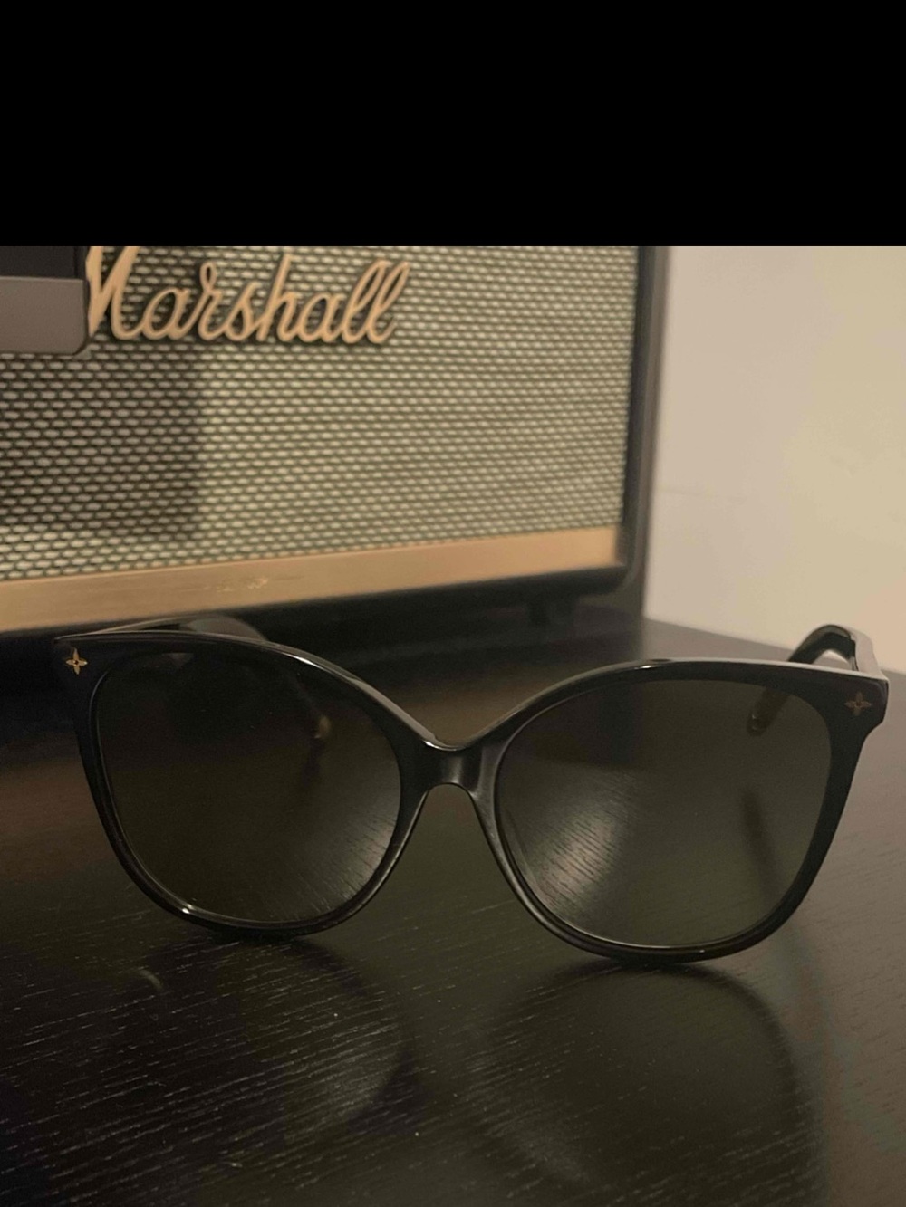Louis Vuitton Black Cat-Eye Sunglasses